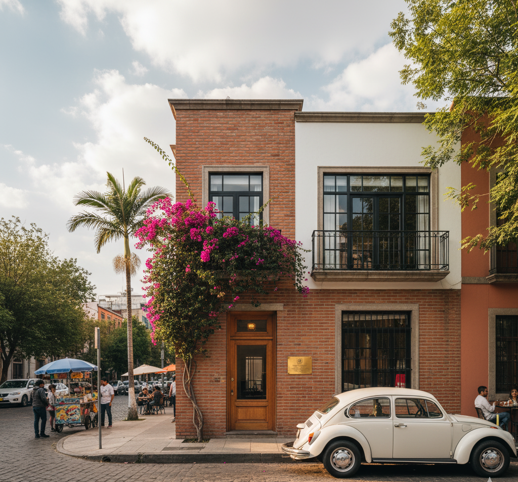 Fotografía del exterior de una de las casas en venta en CDMX de Alfa inmobiliaria México